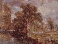 Escena en un río2 Paisaje romántico John Constable